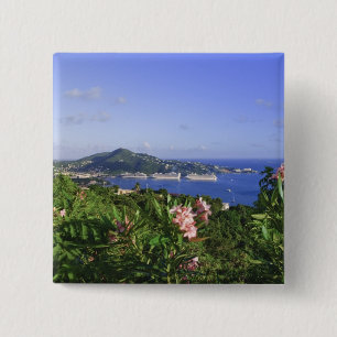 St. Thomas, US Virgin Islands. Charlotte 15 Cm Square Badge