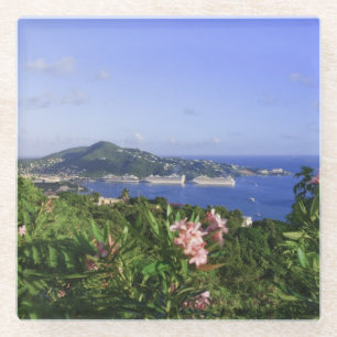 St. Thomas, US Virgin Islands. Charlotte Glass Coaster