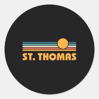St Thomas Us Virgin Islands Classic Round Sticker