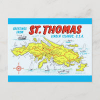 St. Thomas Virgin Islands Map