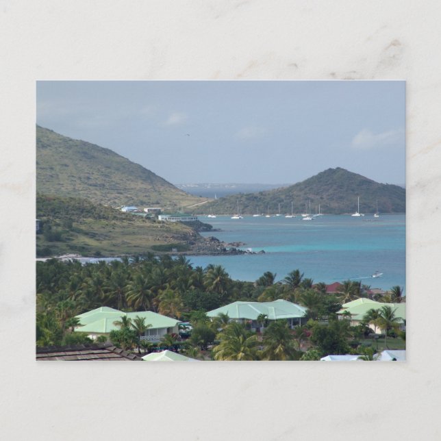 St. Thomas Virginia Islands, Panoramic View Postcard (Front)