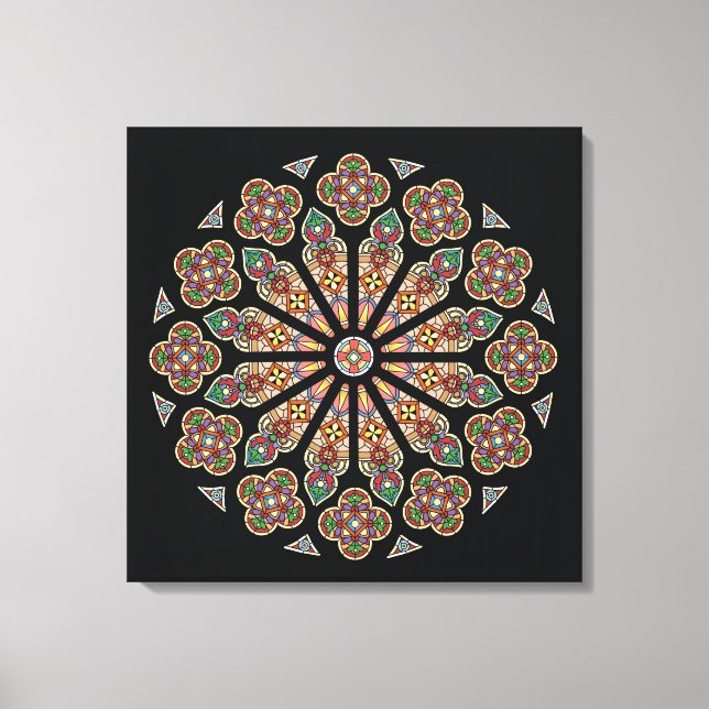 St. Thomas Window canvas 24x24" (Front)