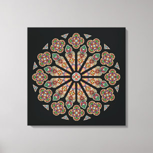 St. Thomas Window canvas 24x24" Print