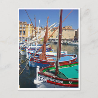 st tropez sails postcard