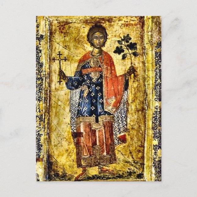 St. Tryphon of Campsada Orthodox Christian Icon Postcard (Front)