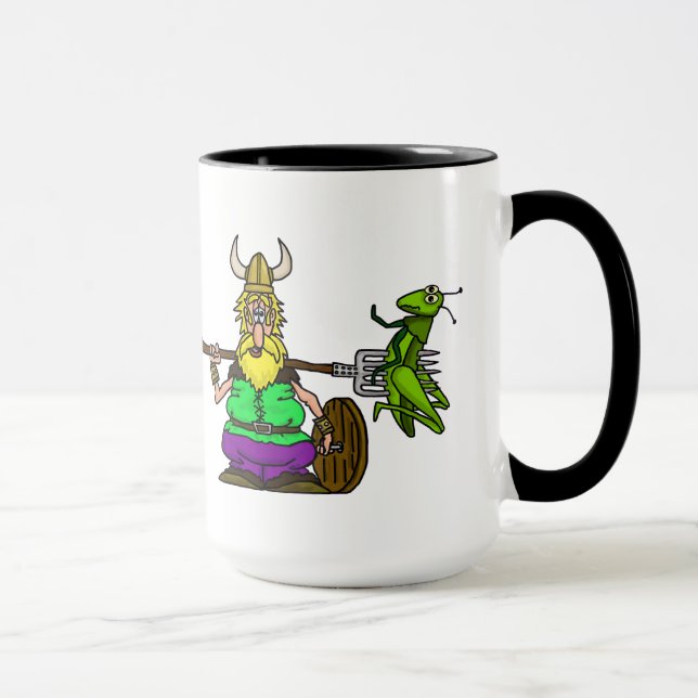 St. Urho "Stick It" Grasshopper Mug (Right)