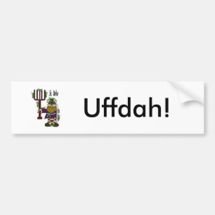 St. Urho "Uffdah" Bumper Sticker