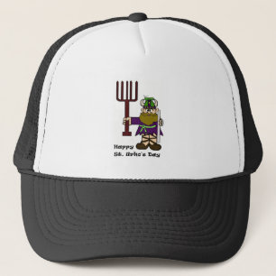 St. Urho with One Grasshopper on his hat  Hat
