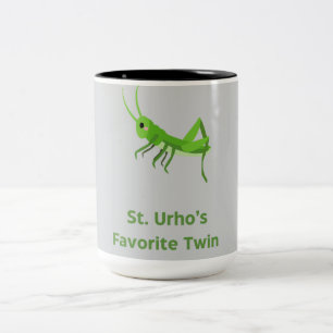 St. Urho's Favourite Twin Grasshopper Two-Tone Coffee Mug