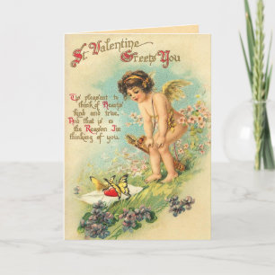 St. Valentine Greetings - Valentine's Day Card