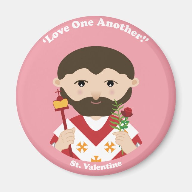 St. Valentine Magnet (Front)