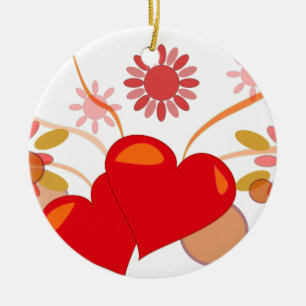 St. Valentine's day Ceramic Tree Decoration