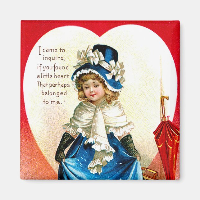 St. Valentine's Greeting Magnet (Front)