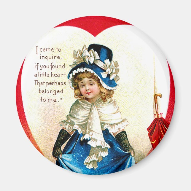 St. Valentine's Greeting Magnet (Front)