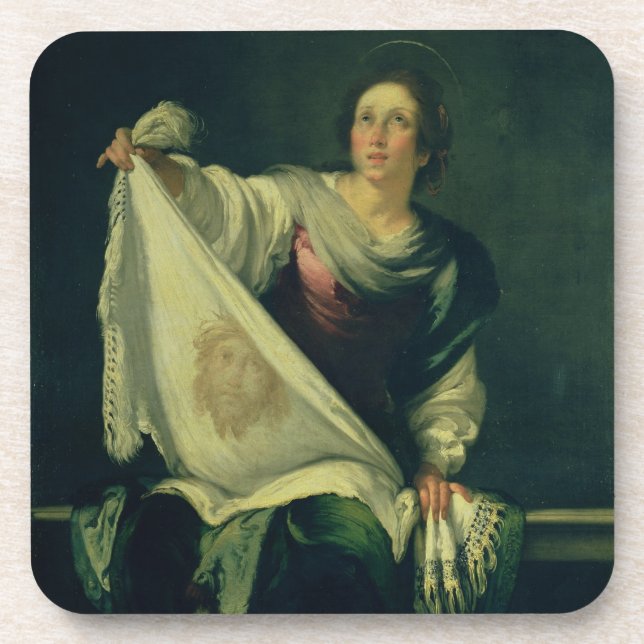 St. Veronica, 1625-30 (oil on canvas) Coaster (Front)