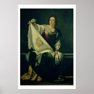 St. Veronica, 1625-30 (oil on canvas) Poster