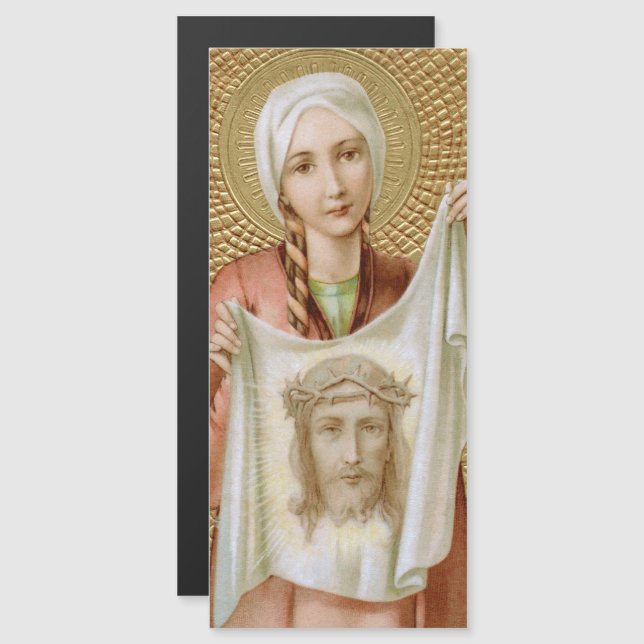 St. Veronica (JM 60) Magnetic Greeting Card (Front/Back)
