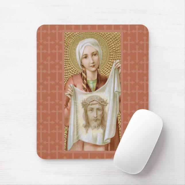 St. Veronica of Jerusalem (JM 60) Mouse Pad (With Mouse)