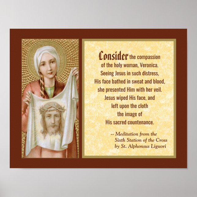 St. Veronica of Jerusalem (JM 60) Poster (Front)