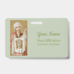 St. Veronica of Jerusalem (JM 60; Style 1) ID Badge