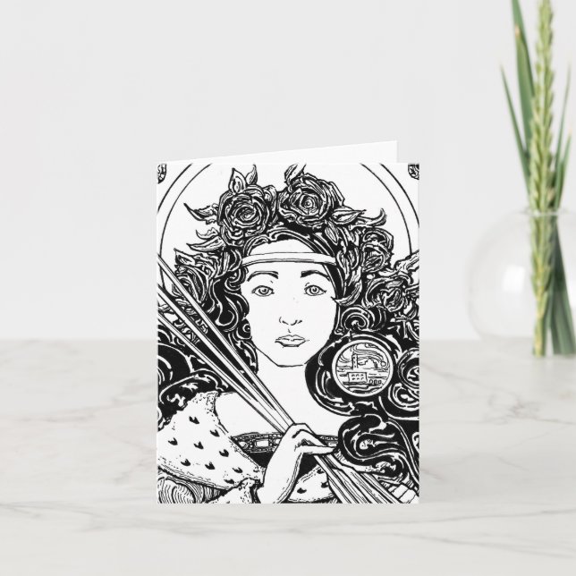 St. Victoria Notecard (Front)