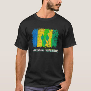 St Vincent and the Grenadines Flag Vacation Vintag T-Shirt