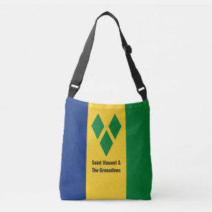 St Vincent and the Grenadines Flag Vincy Crossbody Bag