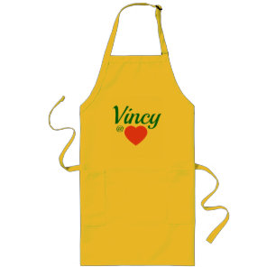St Vincent and the Grenadines Vincy At Heart Long Apron