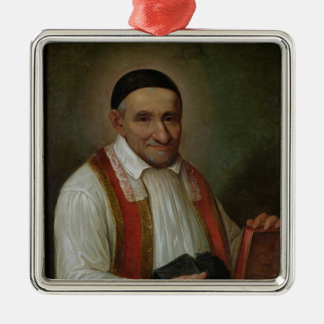 St. Vincent de Paul  1649 Metal Tree Decoration (Front)