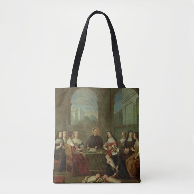 St. Vincent de Paul and the Sisters of Charity Tote Bag (Front)