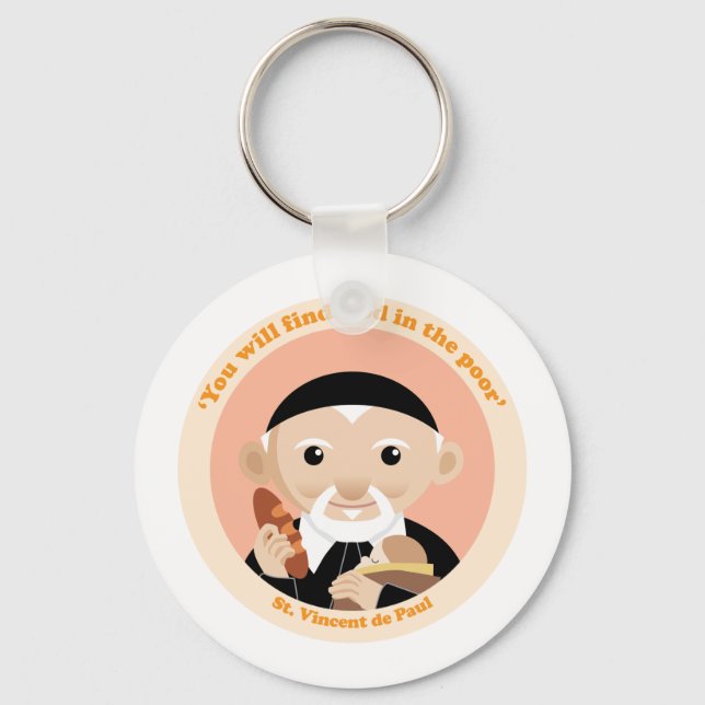 St. Vincent de Paul Key Ring (Front)