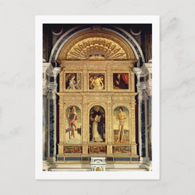 St. Vincent Ferrer Altarpiece, c.1465 (polyptych) Postcard (Front)