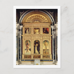 St. Vincent Ferrer Altarpiece, c.1465 (polyptych) Postcard