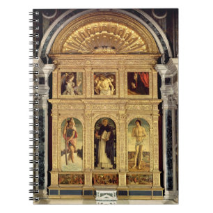 St. Vincent Ferrer Altarpiece, c.1465 (polyptych) Spiral Notebook