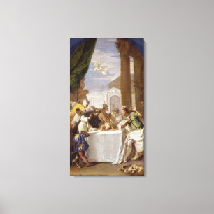 St. Vincent Ferrer performing a miracle Canvas Print