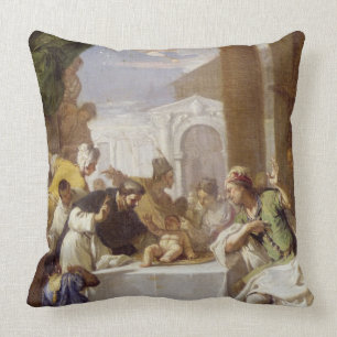 St. Vincent Ferrer performing a miracle Cushion