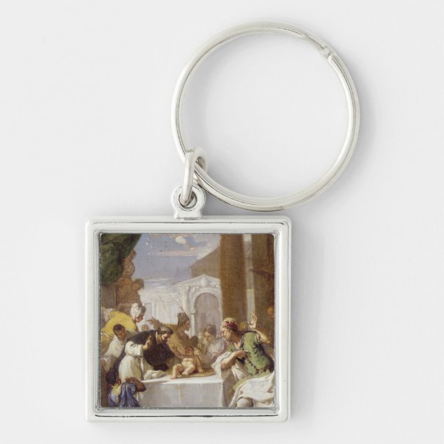 St. Vincent Ferrer performing a miracle Key Ring (Front)