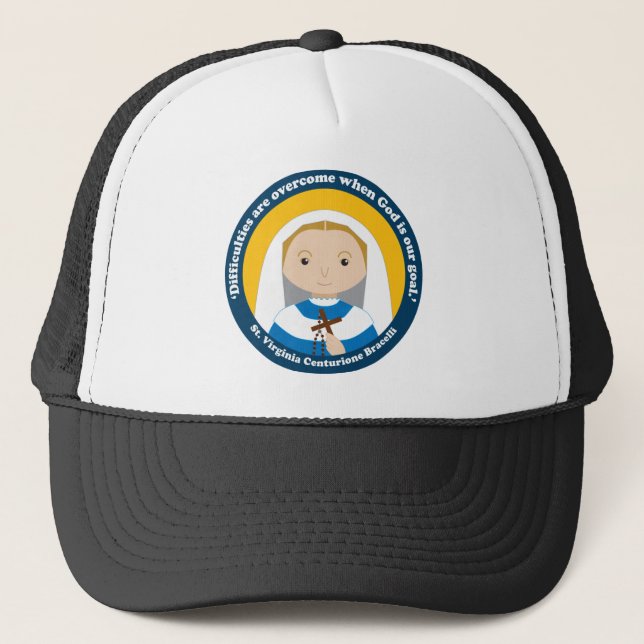 St. Virginia Centurione Bracelli Trucker Hat (Front)
