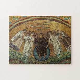 St. Vitalis, Archangel and Jesus Christ Byzantine Jigsaw Puzzle
