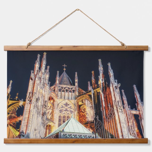 St. Vitus Cathedral Prague Hanging Tapestry (Front)