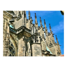 St. Vitus Cathedral Spires -Prague, Czech Republic