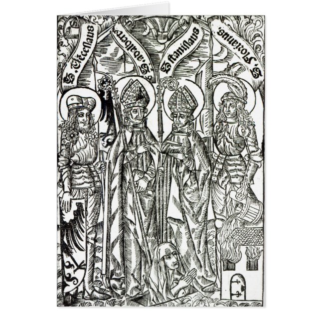 St. Wenceslaus, Adalbert,Stanislaus St. Florian (Front)