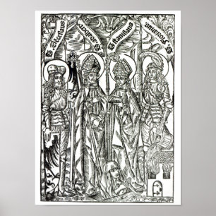 St. Wenceslaus, Adalbert,Stanislaus St. Florian Poster