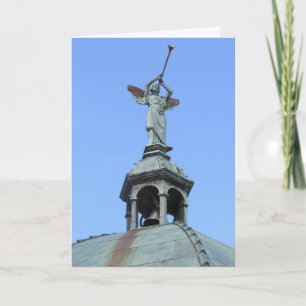 “St. Wenceslaus Trumpeter Angel” Easter Card #1