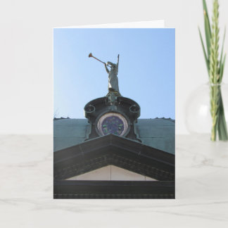 “St. Wenceslaus Trumpeter Angel” Sympathy Card #3