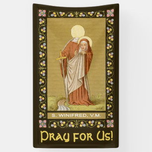 St. Winifred of Wales (P 002) Banner