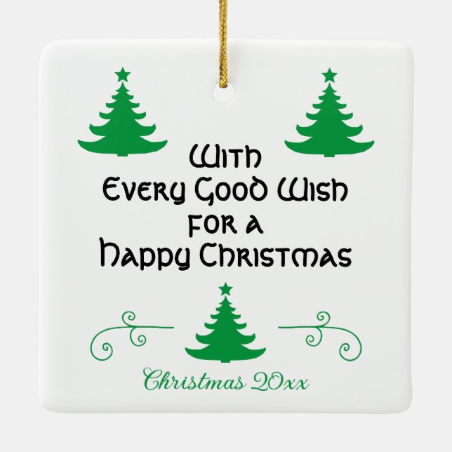 St. Winifred of Wales (P 002) Ceramic Ornament (Back)