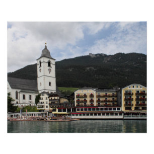 St.Wolfgang am Wolfgangsee, Salzburg Österreich Poster