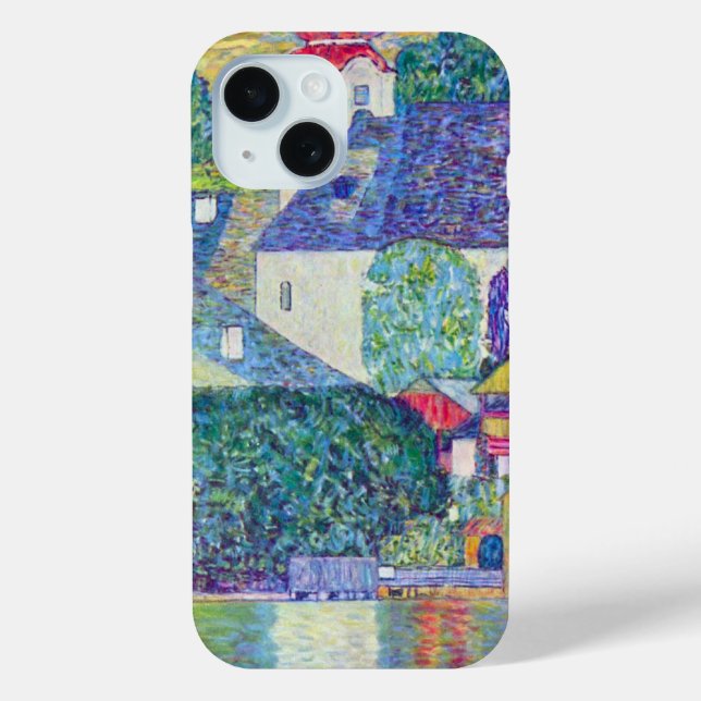 St. Wolfgang Church by Gustav Klimt, Victorian Art Case-Mate iPhone Case (Back)