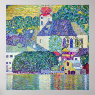 St Wolfgang Church by Klimt Poster